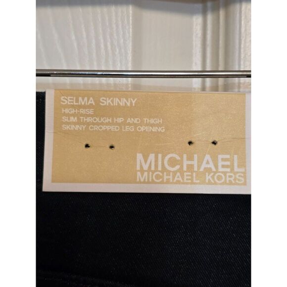 NWT Michael Kors Denim Jeans Blue Skinny High Rise Size 4 - Picture 6 of 8